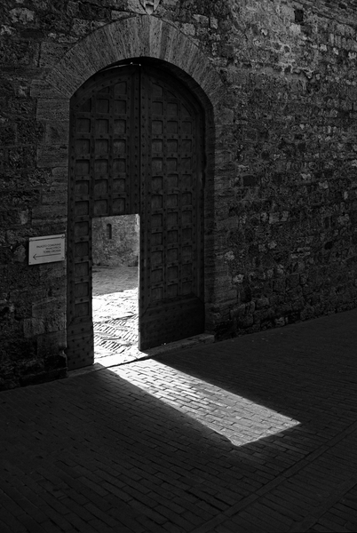Door in the Door BW